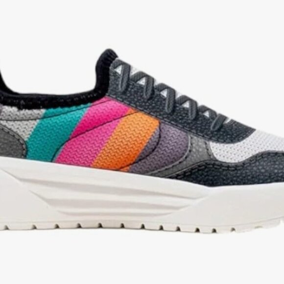 Psudo Slip on Multi Blue size 11 - Picture 2 of 4